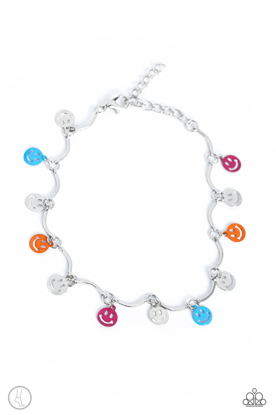 Smiley Sensation - Multi ♥ Anklet