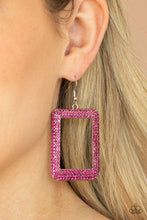 Load image into Gallery viewer, Earring ~ World FRAME-ous - Pink
