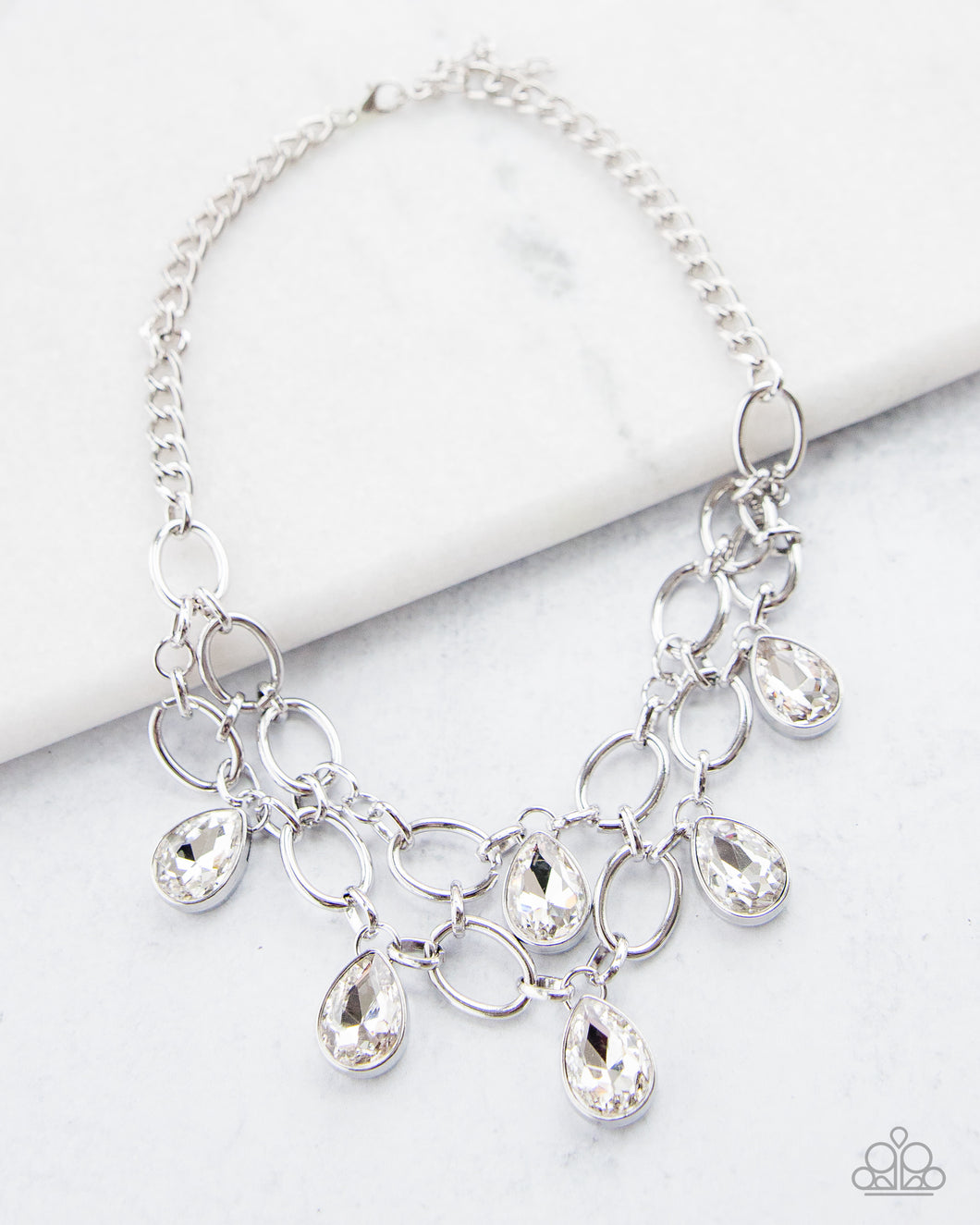 Show-Stopping Shimmer - White